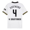 Dječji - Dres + Kratke Hlače Borussia Dortmund N. Schlotterbeck 4 Treći 24/25